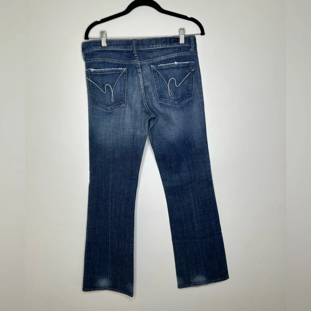 CITIZENS OF HUMANITY Kelly 001 low waist Dark Blue Bootcut jeans Size 29 - Picture 5 of 9